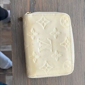 Louis Vuitton Beige Monogram Zip Wallet